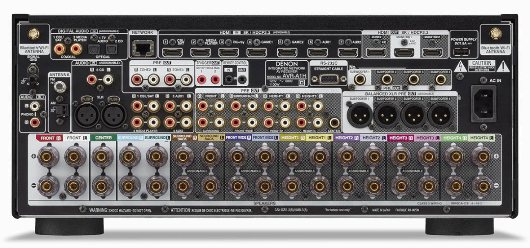 Denon AVR-A1H 15.4 聲道 8K環繞擴大機